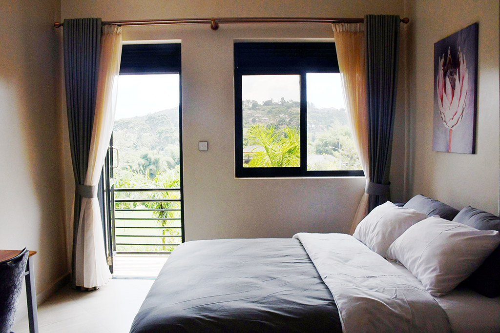 The rooms have a beautiful view of nature in its virgin form. Photo by EDGAR R. BATTE.