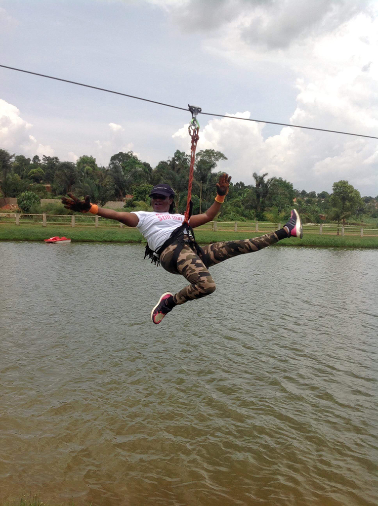 Ziplining in tourism destinations like Bunyonyi over Lake Bunyonyi is part of an adventurer's to-do list